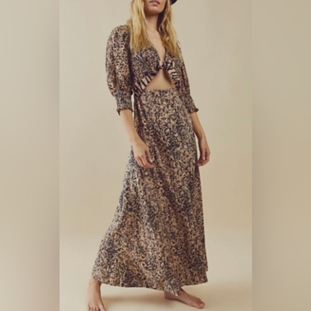NWOT~Free People String of Hearts Maxi Dress Size Medium